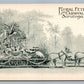 SARATOGA NY FLORAL FETE & CARNIVAL PRIVATE MAILING CARD ANTIQUE POSTCARD poetry