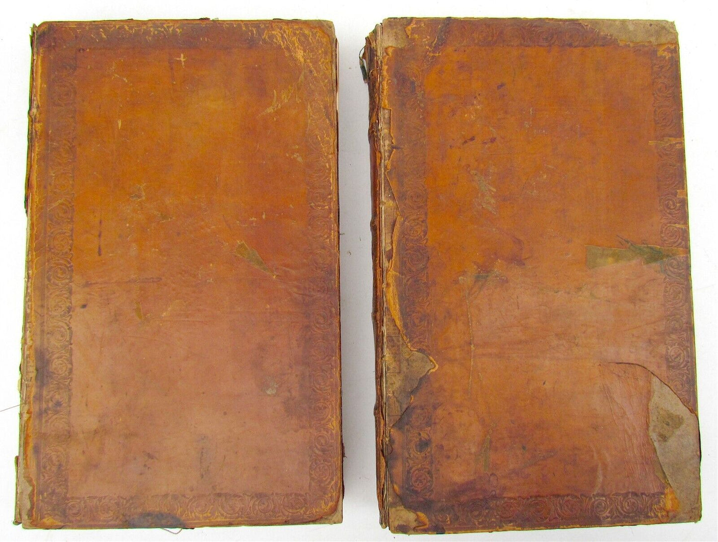 1740 STAFFORDE'S LETTERS & DISPATCHES by WILLIAM KNOWLER 2 FOLIO VOLUMES antique