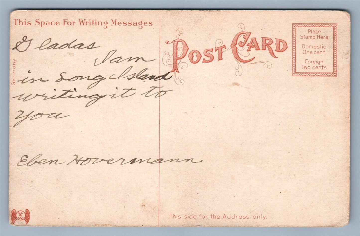 BROOKLYN NY CONEY ISLAND LUNA PARK CIRCLE SWING ANTIQUE POSTCARD