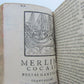 1581 ILLUSTRATED MACARONIC POETRY MERLINI COCAII antique 16th CENTURY RARE