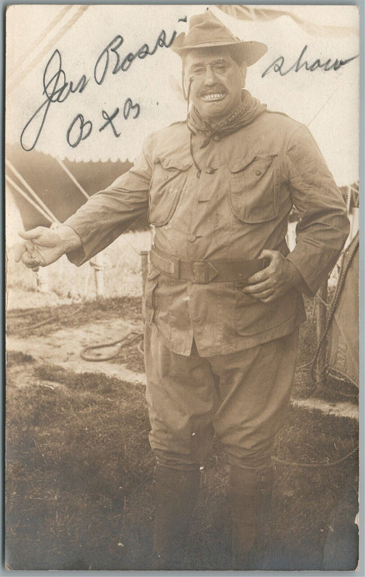 CIRCUS SHOW ANTIQUE REAL PHOTO POSTCARD RPPC