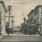 RAHWAY NJ CHERRY STREET ANTIQUE POSTCARD