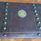 ANTIQUE TRAVELING LAP DESK BOX leather covered