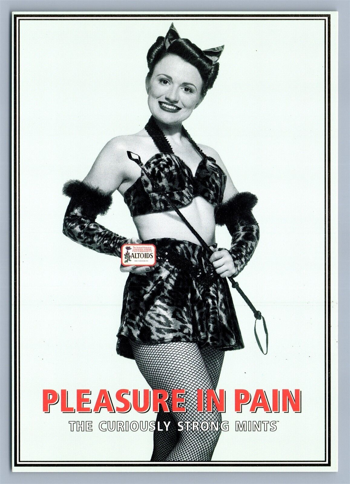 PLEASURE IN PAIN POSTCARD ALTOIDS MINTS ADVERTISING