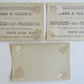 NORTH ADAMS MA GROCERIES LAUTZ BROS. SOAP SET OF 3 ANTIQUE VICTORIAN TRADE CARDS