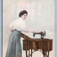 FREE SEWING MACHINE CO 1909 ADVERTISING ANTIQUE POSTCARD OXFORD IA JEWELER