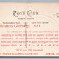 DAVENPORT IA POST CARD PUBLISHER ADVERTISING ANTIQUE POSTCARD