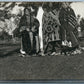 AMERICAN INDIANS ANTIQUE REAL PHOTO POSTCARD RPPC