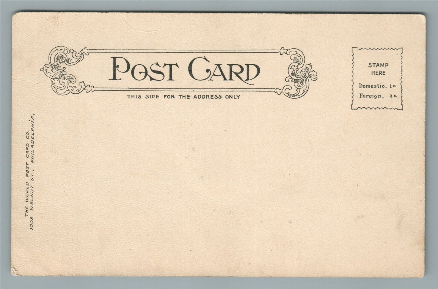 PHILADELPHIA PA PUBLIC SCHOOL ANTIQUE POSTCARD