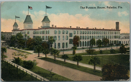 PALATKA FL PUTNAM HOUSE ANTIQUE POSTCARD