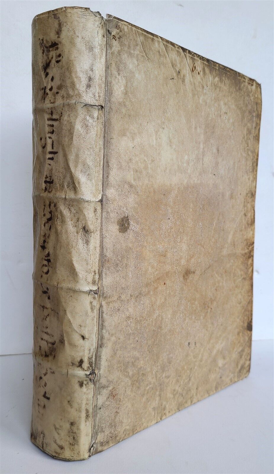 1596 ENGLISH CHRONICLES H. SAVILE antique Rerum Anglicarum Scriptores VELLUM