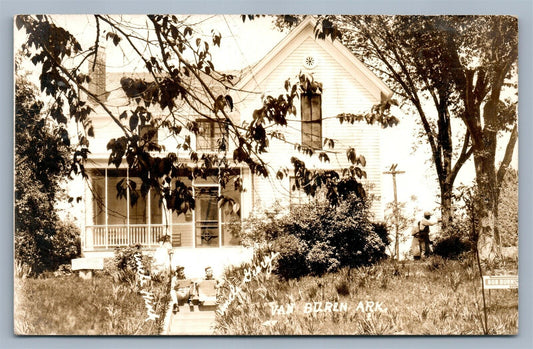 VAN BUREN AR BOB BURNS HOME VINTAGE REAL PHOTO POSTCARD RPPC