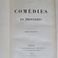 1879 ALFRED DE MUSSET WORKS antique 10 VOLUMES in FRENCH POETRY & PROSE