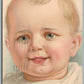 BABY HABITS No. 1 smiling KISS ME MAMA ANTIQUE POSTCARD