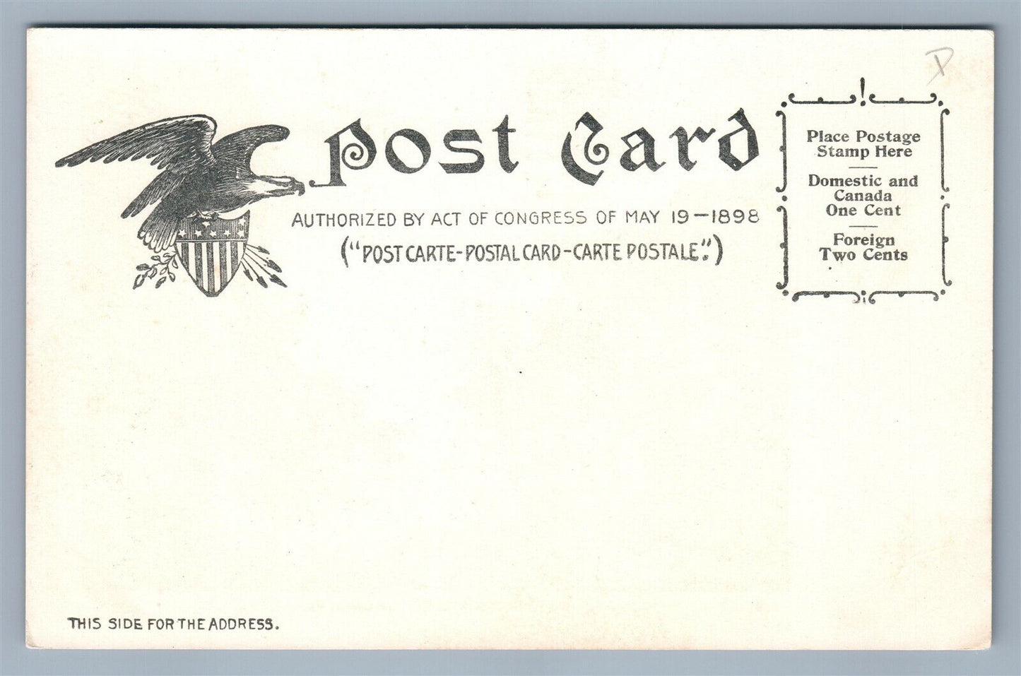 GREEN CASTLE PA WASHINGTON STREET ANTIQUE POSTCARD