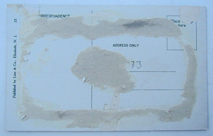 VINTAGE POSTCARD ELIZABETH New Jersey NJ STREET SCENE