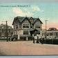 WILDWOOD NJ PACIFIC & GLENWOOD AVENUES ANTIQUE POSTCARD