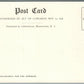 MOORESTOWN NJ EAST MAIN STREET ANTIQUE POSTCARD