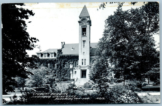 BLOOMINGTON IN INDIANA UNIVERSITY VINTAGE REAL PHOTO POSTCARD RPPC