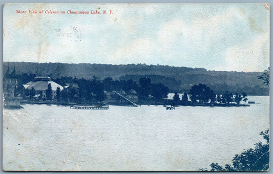 CELERON NY CHAUTAUQUA LAKE 1909 ANTIQUE POSTCARD