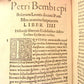 1538 PIETRO BEMBO Epistolarum Leonis decimi antique VELLUM BOUND 16th CENTURY