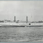 STEAMBOAT CITY OF BROCKTON VINTAGE REAL PHOTO POSTCARD RPPC