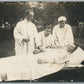 DOCTOR'S TRAINING ANTIQUE REAL PHOTO POSTCARD RPPC