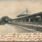 BOONTON NJ RAILROAD STATION RAILWAY TRAIN DEPOT ANTIQUE POSTCARD