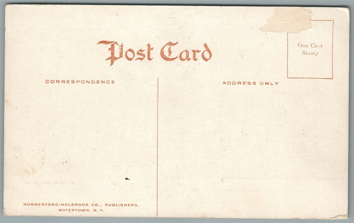 PINE CAMP NY ON THE WAY TO THEIR BIVOUAC ANTIQUE POSTCARD