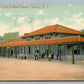 OSWEGO NY RAILROAD STATION ANTIQUE POSTCARD railway train depot