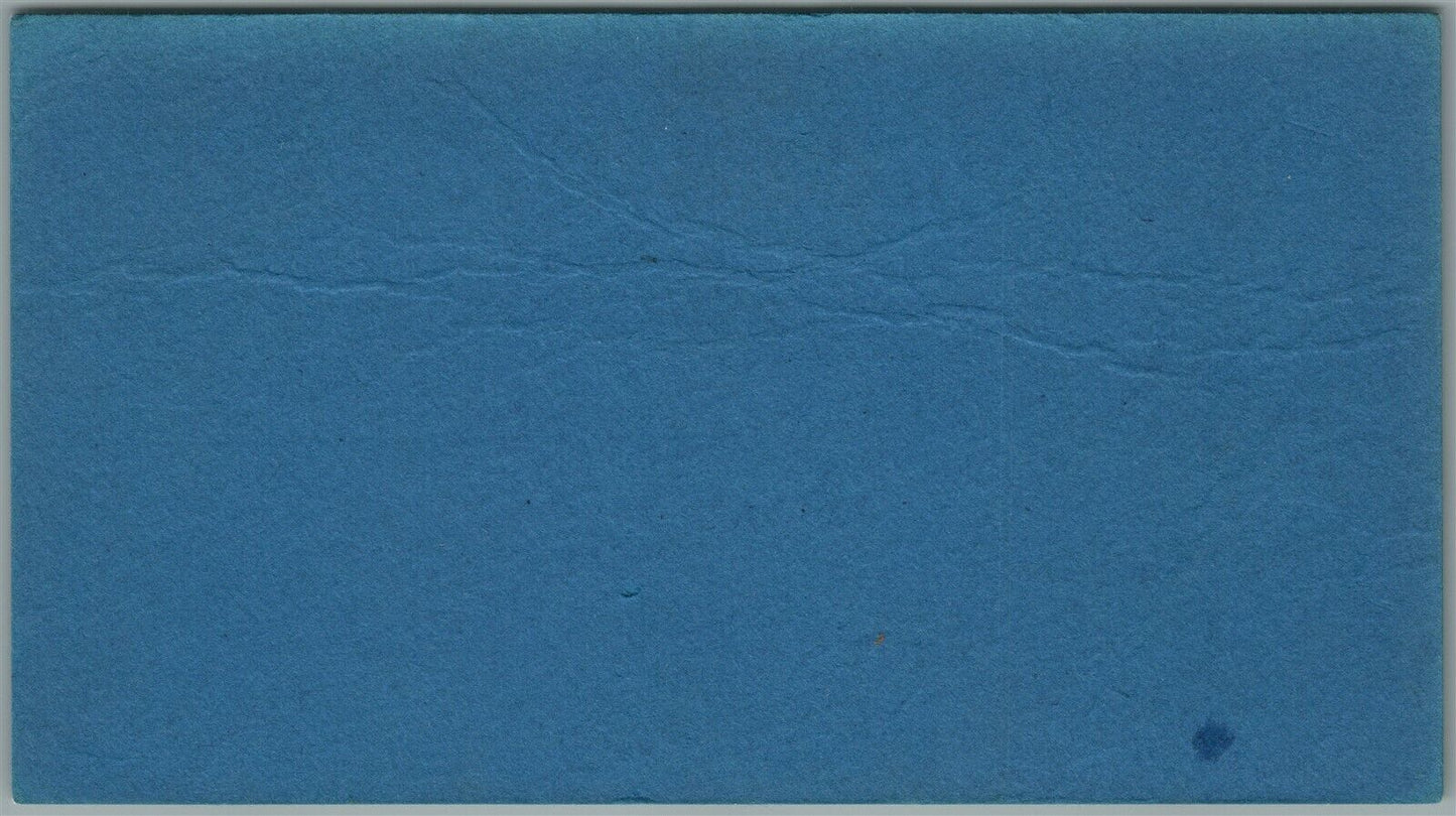 CLINTON NJ HEATING & PLUMBING AMOCO GASOLINE MOTOR OIL VINTAGE ADVERTISING CARD