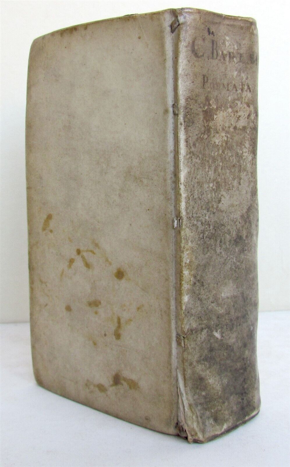 1655 POEMATA HEROICORUM by Caspar Barlaeus antique VELLUM BOUND POETRY