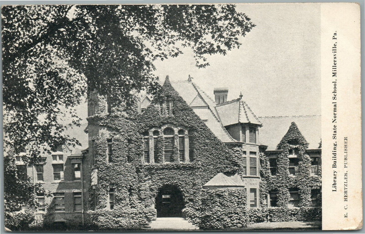 MILLERSVILLE PA STATE NORMAL SCHOOL ANTIQUE POSTCARD