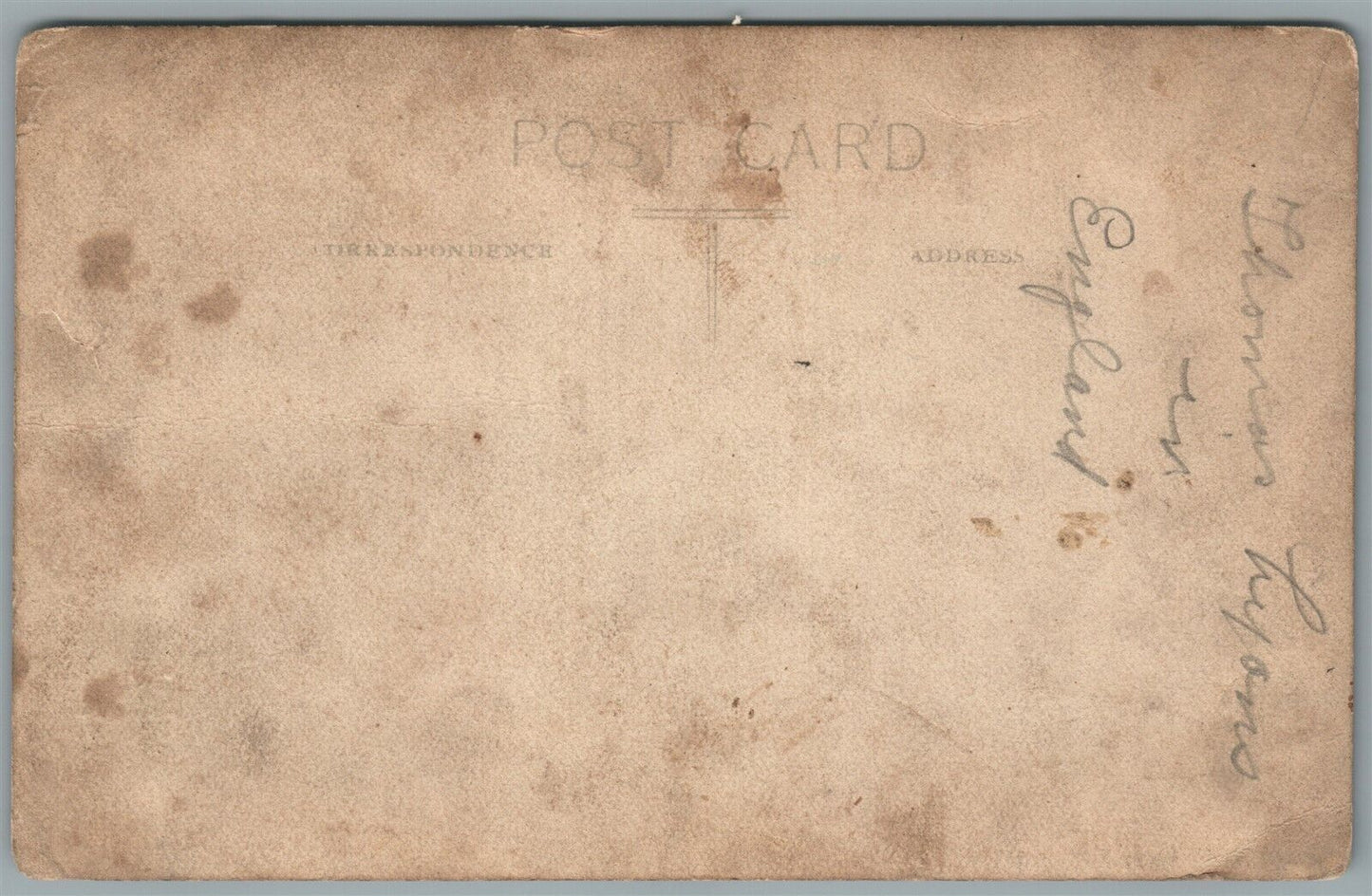 WWI ERA GERMAN SOLDIER in UNIFORM ANTIQUE REAL PHOTO POSTCARD RPPC