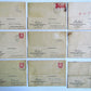 BASEL SWITZERLAND to NEW YORK LOT of 10 VINTAGE 1937 POSTCARDS STATIONERY CARDS