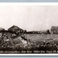 EXAGGERATED GRASSHOPER FARMING VINTAGE REAL PHOTO POSTCARD RPPC GARDEN CITY KS