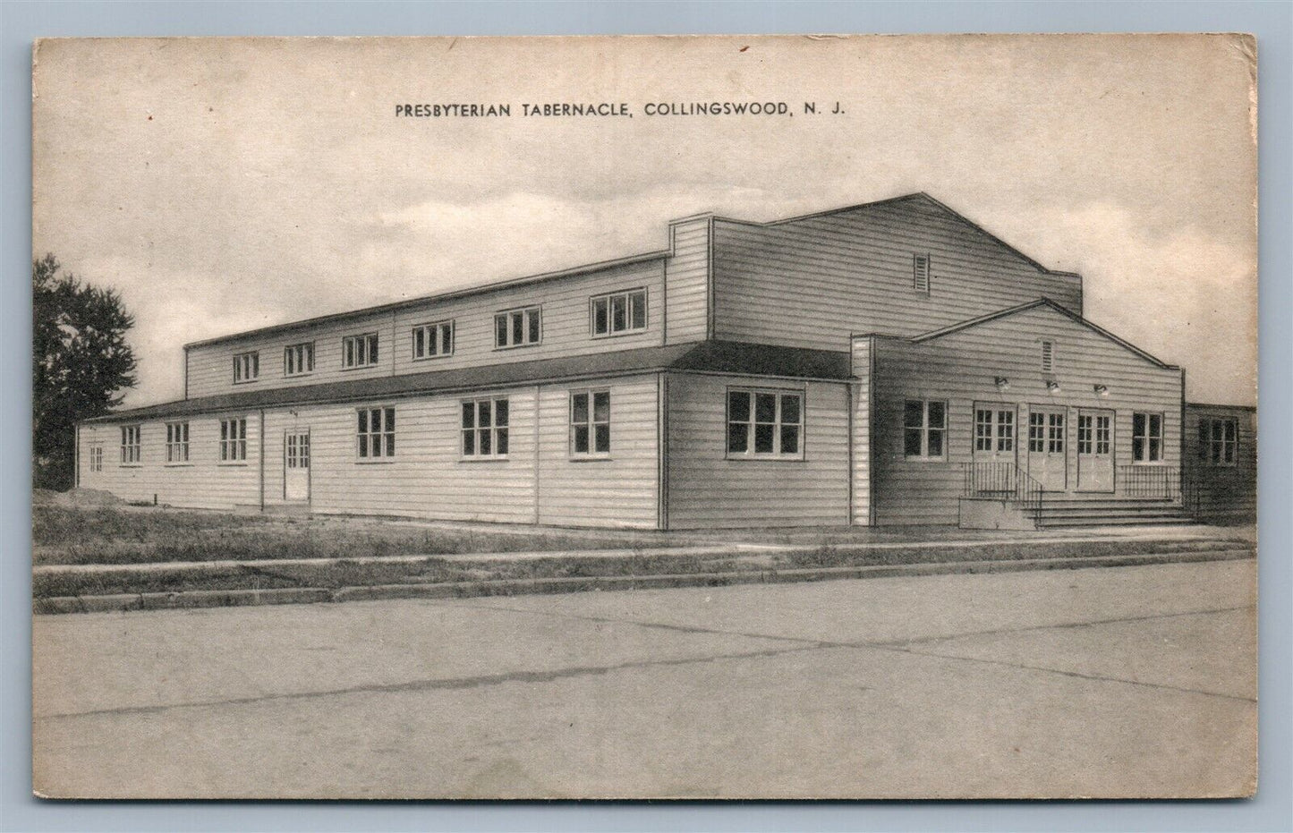 COLLINGSWOOD NJ PRESBYTERIAN TABERNACLE VINTAGE POSTCARD
