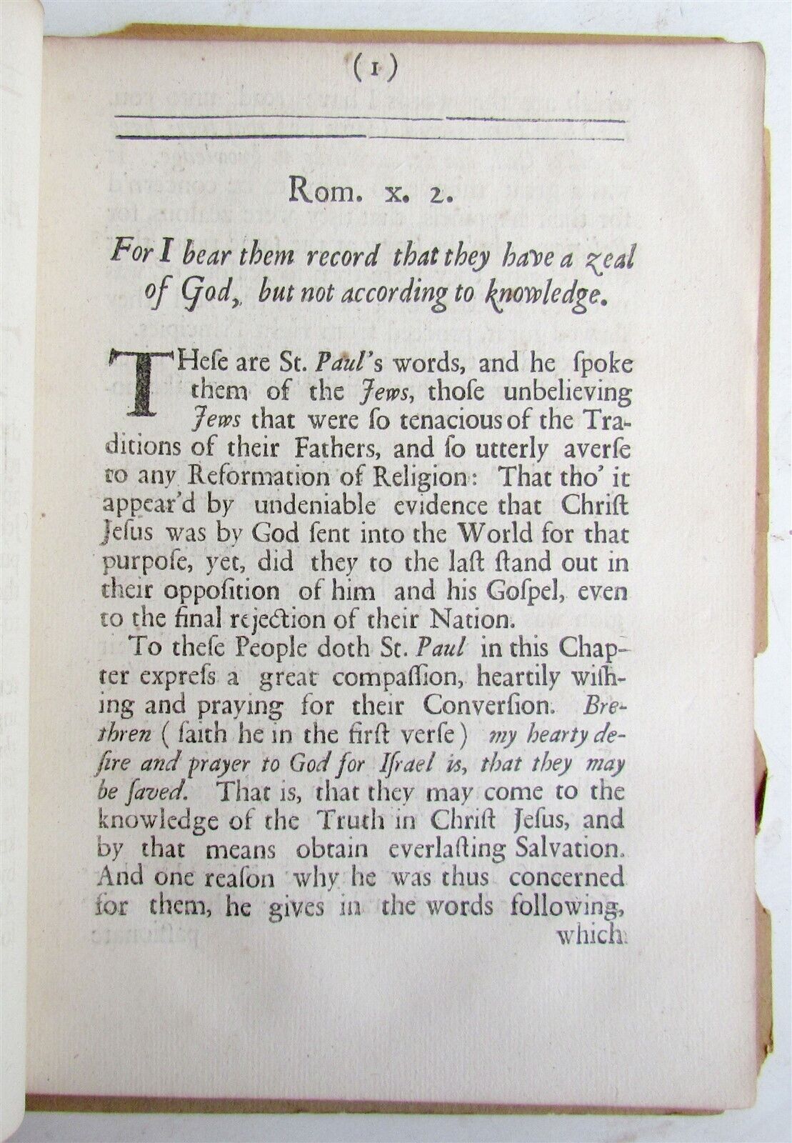 1691 SERMON PREACHED before LORDS ASSEMBLED in PARLIAMENT antique in ENGLISH