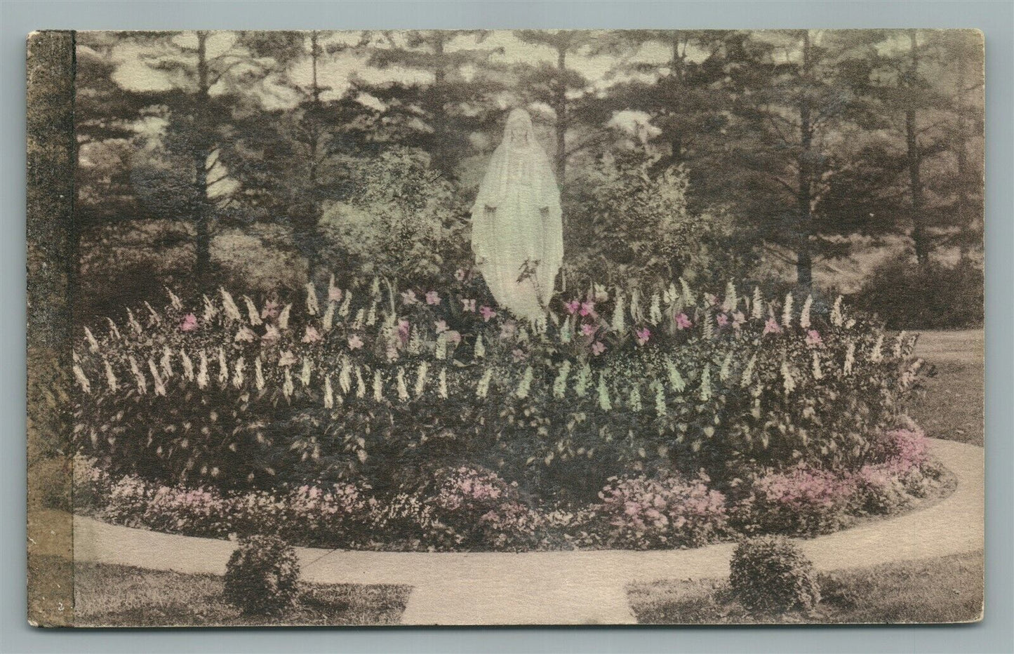 HOHOKUS NJ MADONNA VILLA MARIE CLAIRE VINTAGE POSTCARD