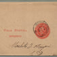 ARGENTINA to SANTA FE USA 1906 ANTIQUE COVER