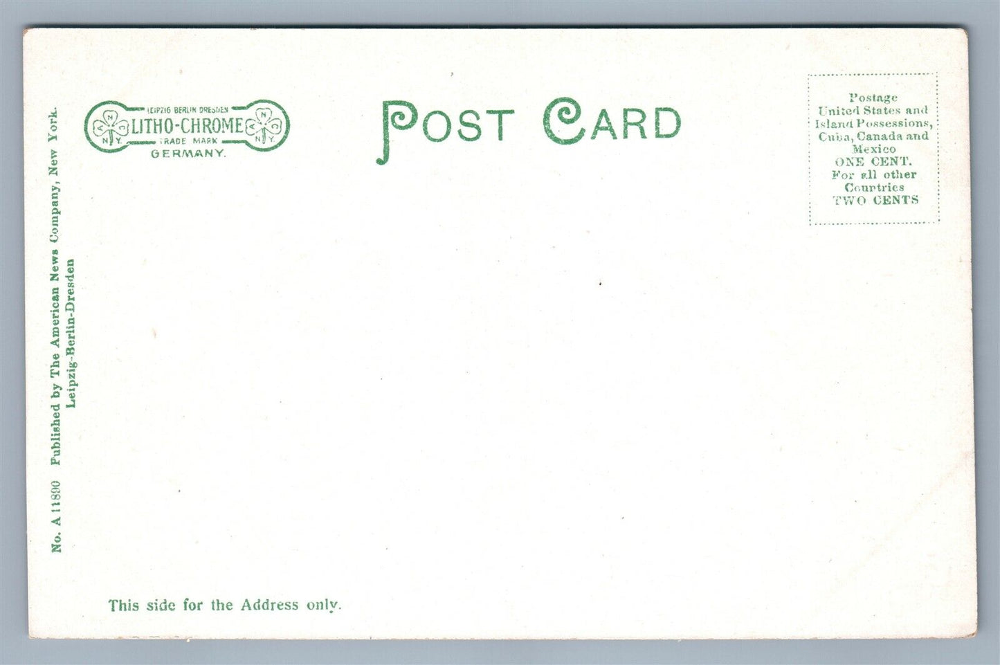 NEW YORK CITY POLICE HEADQUARTERS ANTIQUE POSTCARD