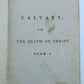 1796 CALVARY or DEATH OF CHRIST A POEM by RICHARD CUMBERLAND antique AMERICANA