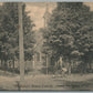 IRVINGTON NJ ST. LEO'S ROMAN CATHOLIC CHURCH ANTIQUE POSTCARD