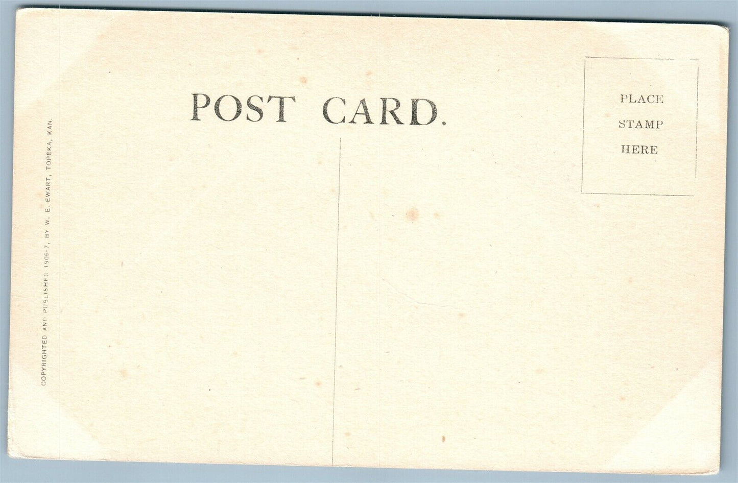 CEDAR FALLS IA IOWA STATE NORMAL SCHOOL FLAG ANTIQUE POSTCARD