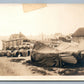 FISHERMEN'S VILLAGE ANTIQUE REAL PHOTO POSTCARD RPPC