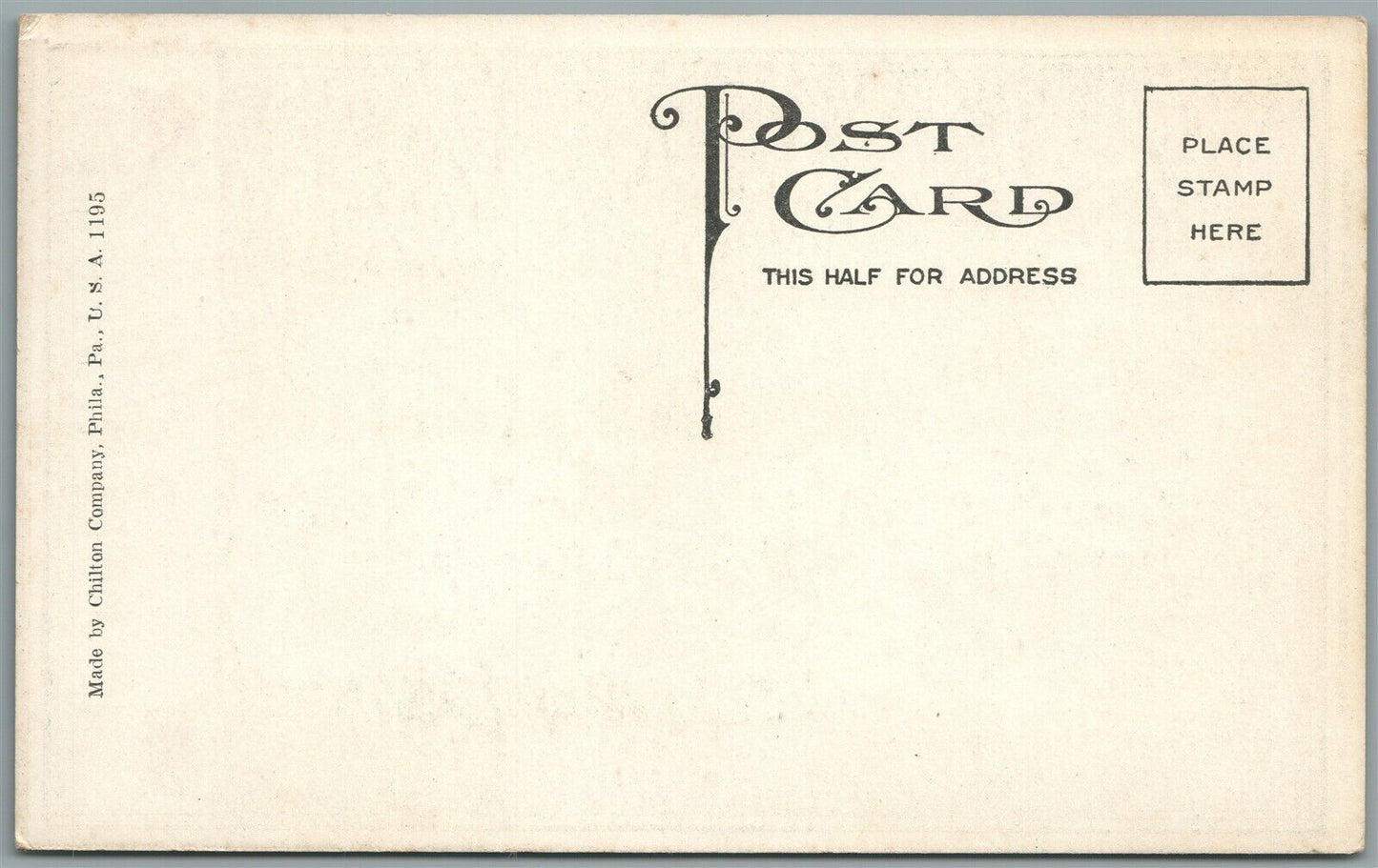 PHILADELPHIA PA 1912 HISTORICAL PAGEANT ANTIQUE POSTCARD