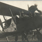 WWI ERA AIRPLANE w/ CREW VINTAGE REAL PHOTO POSTCARD RPPC