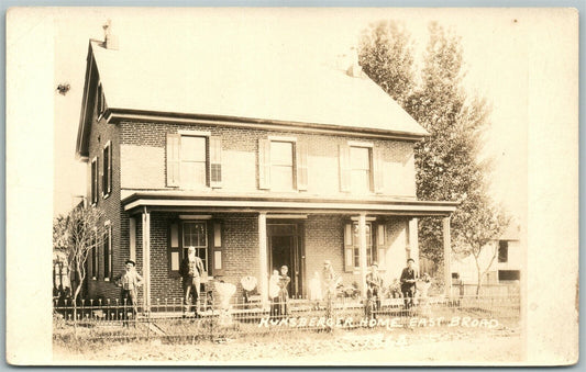 SOUDERTON PA HUNSBERGER HOME VINTAGE REAL PHOTO POSTCARD RPPC
