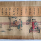 1920s CHINESE EROTIC SCROLL HAND PAINTED vintage SHUNGA 10 by 94"