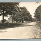 TABERG NY STREET SCENE ANTIQUE REAL PHOTO POSTCARD RPPC